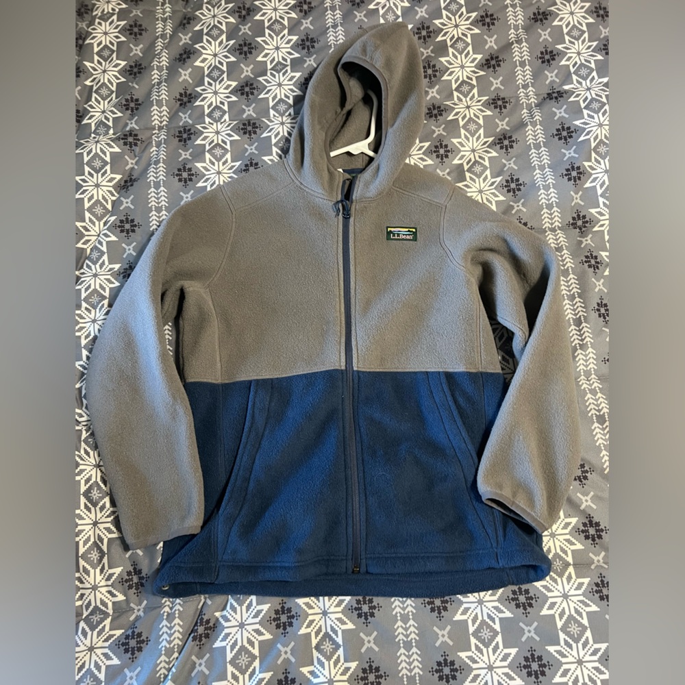 L.L. Bean Kids Gray and Blue Jacket